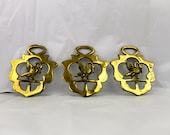 Vintage Brass Swan Saddle Decoration