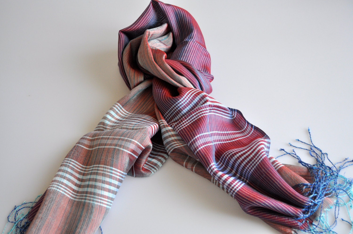 Handwoven Ida Silk Shawl