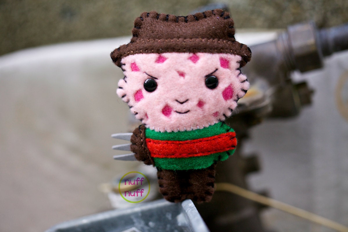 Felt Freddy Krueger - Pocket Plush Toy