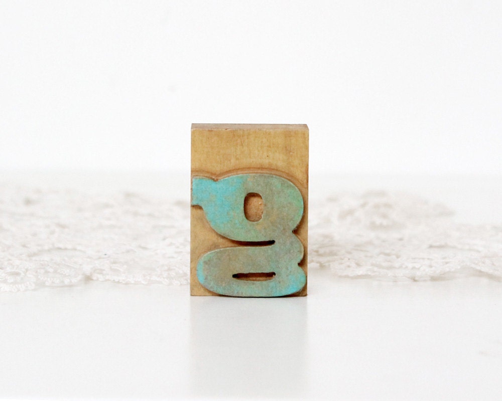 Letterpress Lower Case G