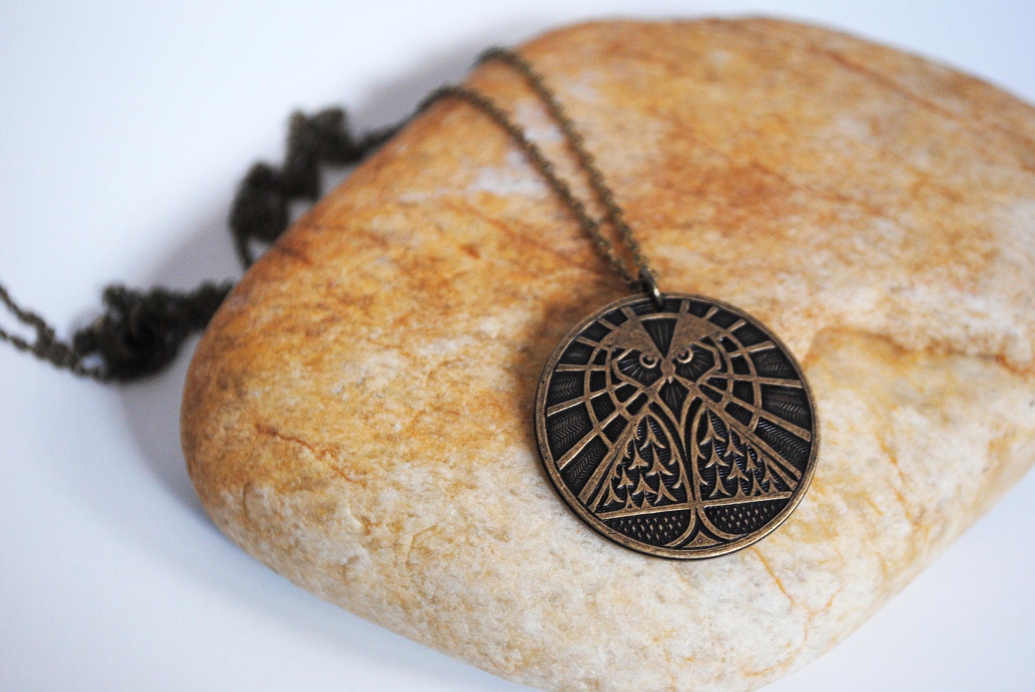 owls & oaks / mountain owl necklace