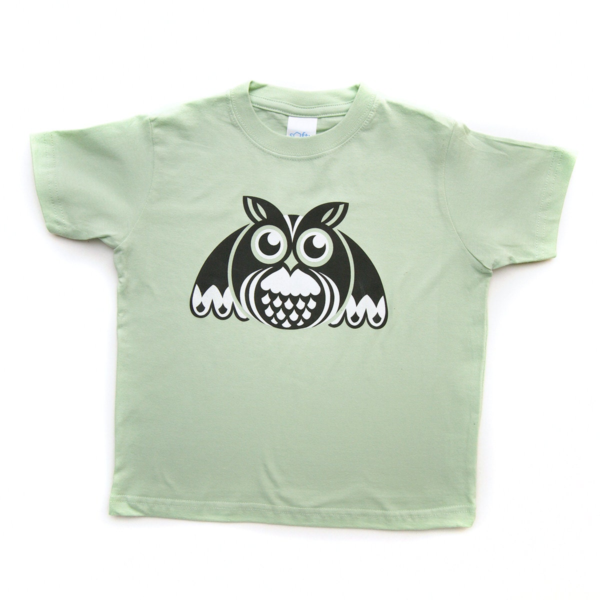 Gender Neutral Owl T Shirt - Green