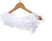 Fashion Knitting Ruffle Scarf, READY TO SHIP