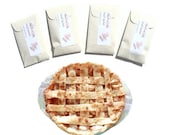 4 Hot Apple Pie Sachets, Housewarming Sachets, Home Fragrance, Baked Apples Scented, Farmhouse, Vegan, Custom, Handmade, Small