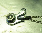 Classic Road Bicycle Dropout Pendant - 100% Handmade & Recycled Materials