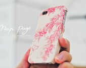 Apple iphone case for iphone iphone 3Gs iphone 4 iphone 4s iPhone 5 : Vintage pink floral design