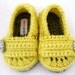 Spring Baby Infant Girl Shoes / Slippers / Booties - Grey & Yellow Jewel - YOUR choice size - (newborn - 12 months) - photo prop - children