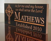 Wedding Gift: Carved Wood Sign Last Name Sign Custom Signs Anniversary Personalized  Marriage Gift Family Name Sign 7x18 TH