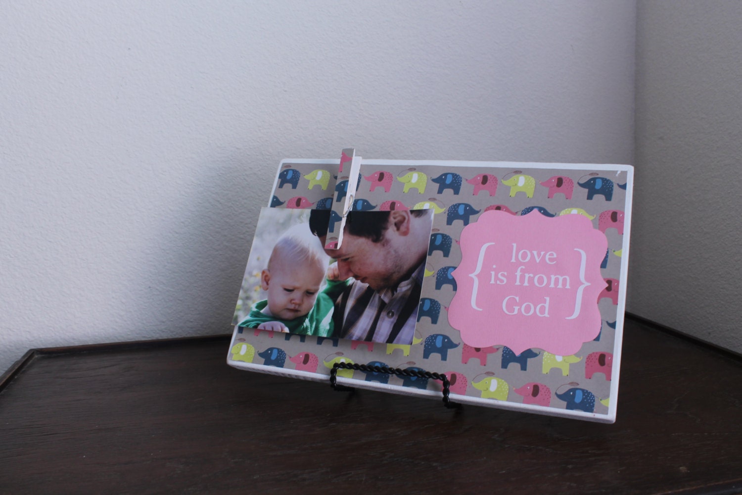 love is from God: photo display board