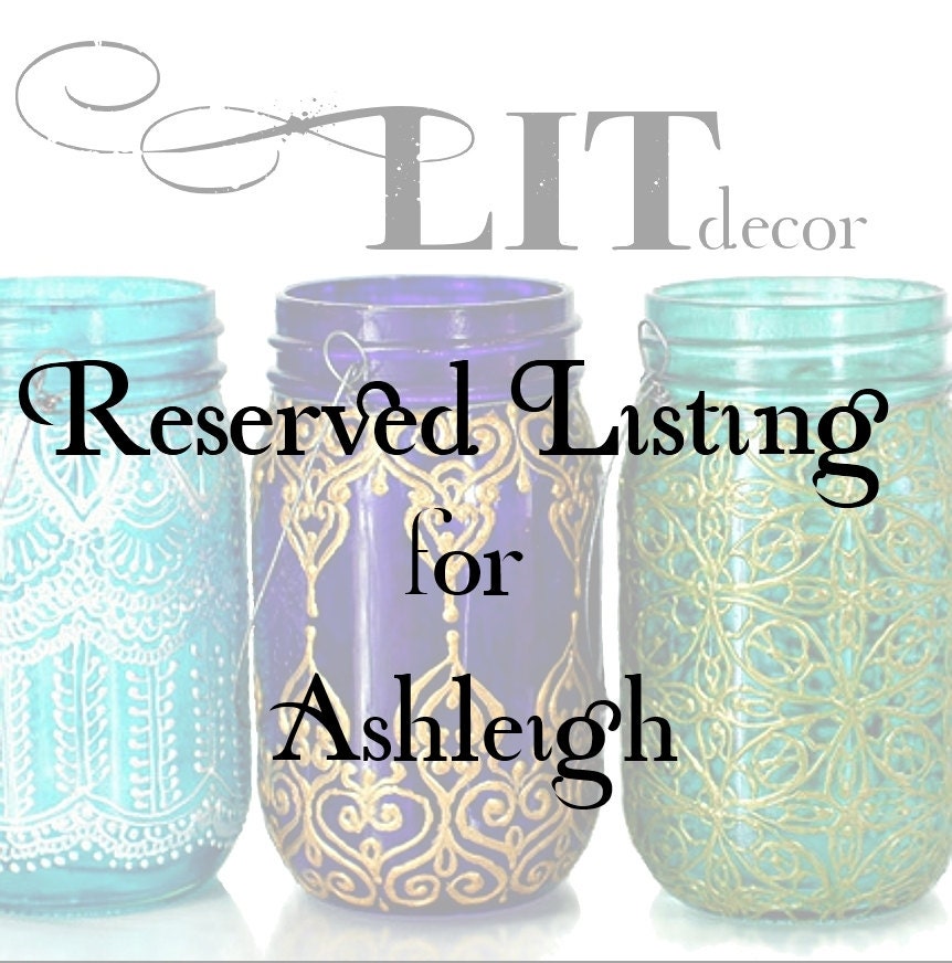 Reserved Listing for Ashleigh