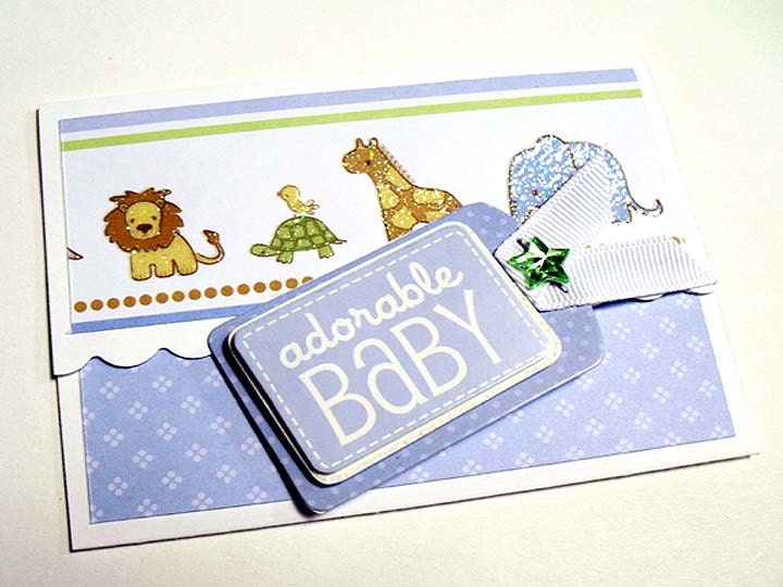 Adorable BABY Gift Card Holder