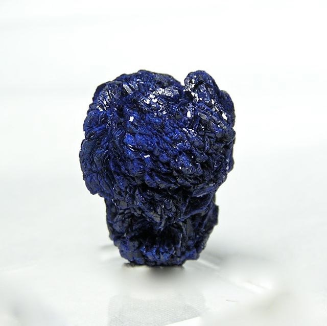 Blue Crystals Indigo Blue Azurite Mineral Specimen Sparkling Crystal Blossom Mexican