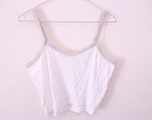 90s Slouchy / Grungy Athletic Crop Top