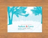 Simple Tree Wedding Invitation