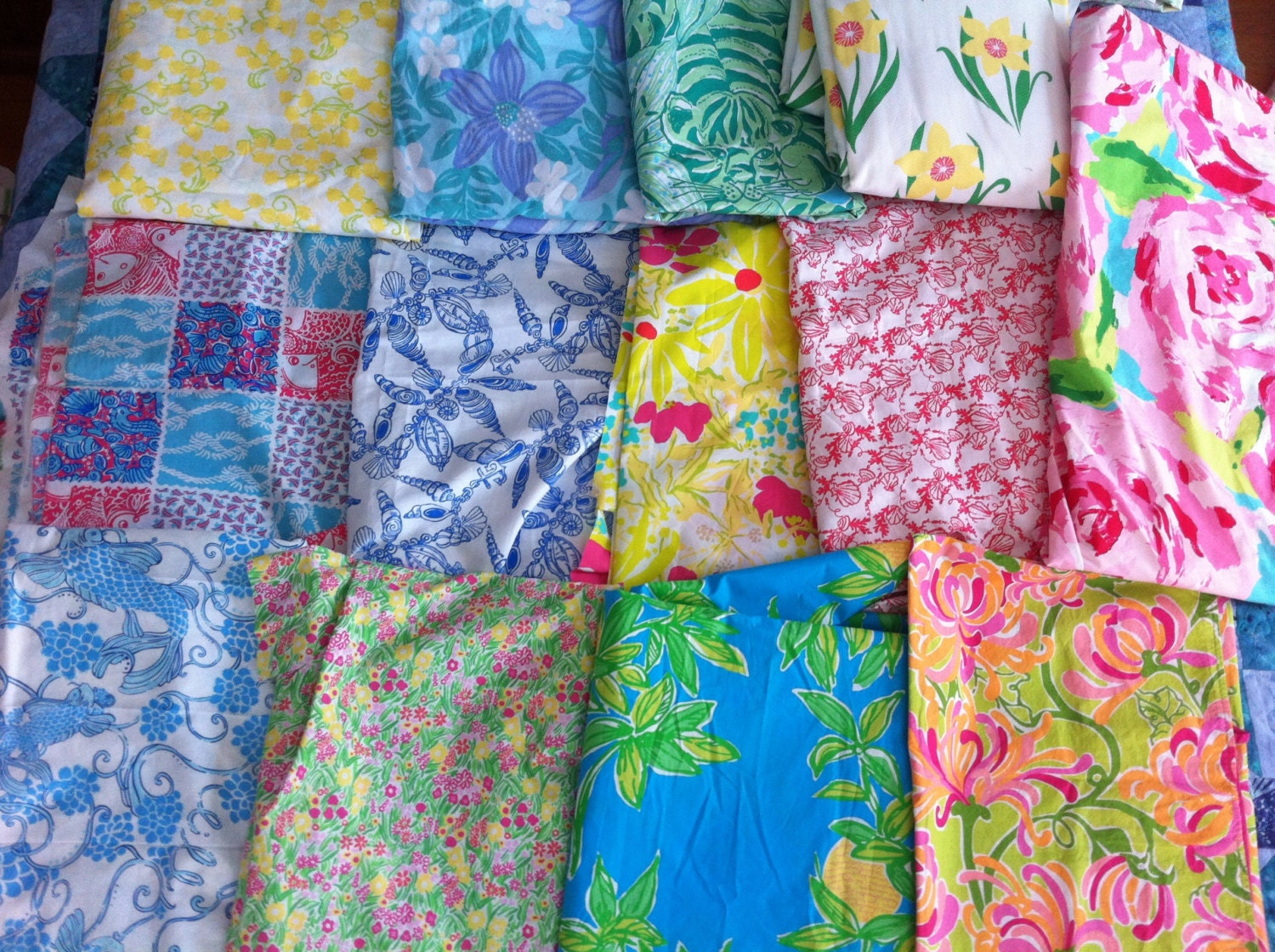 Scrubs Top made with Lilly Pulitzer Fabric