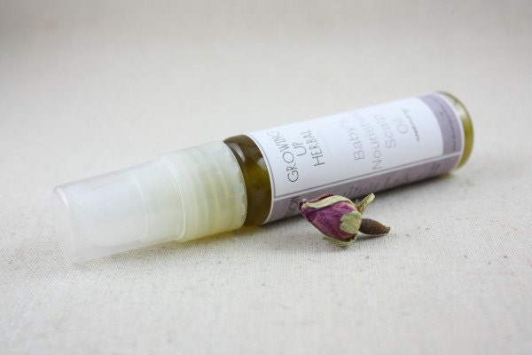 Organic Scalp Softening Oil - Herbal Infused Jojoba Oil for Baby Hair - 1 oz.