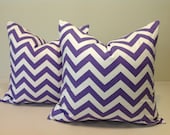 Purple. Pillow set. 20x20 inches.Decorator Pillow Covers.Printed Fabric On Both Sides. Housewares. Throw Pillows.Cushion Covers