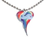 Kawaii Rainbow Dash Necklace, My Little Pony Friendship is Magic