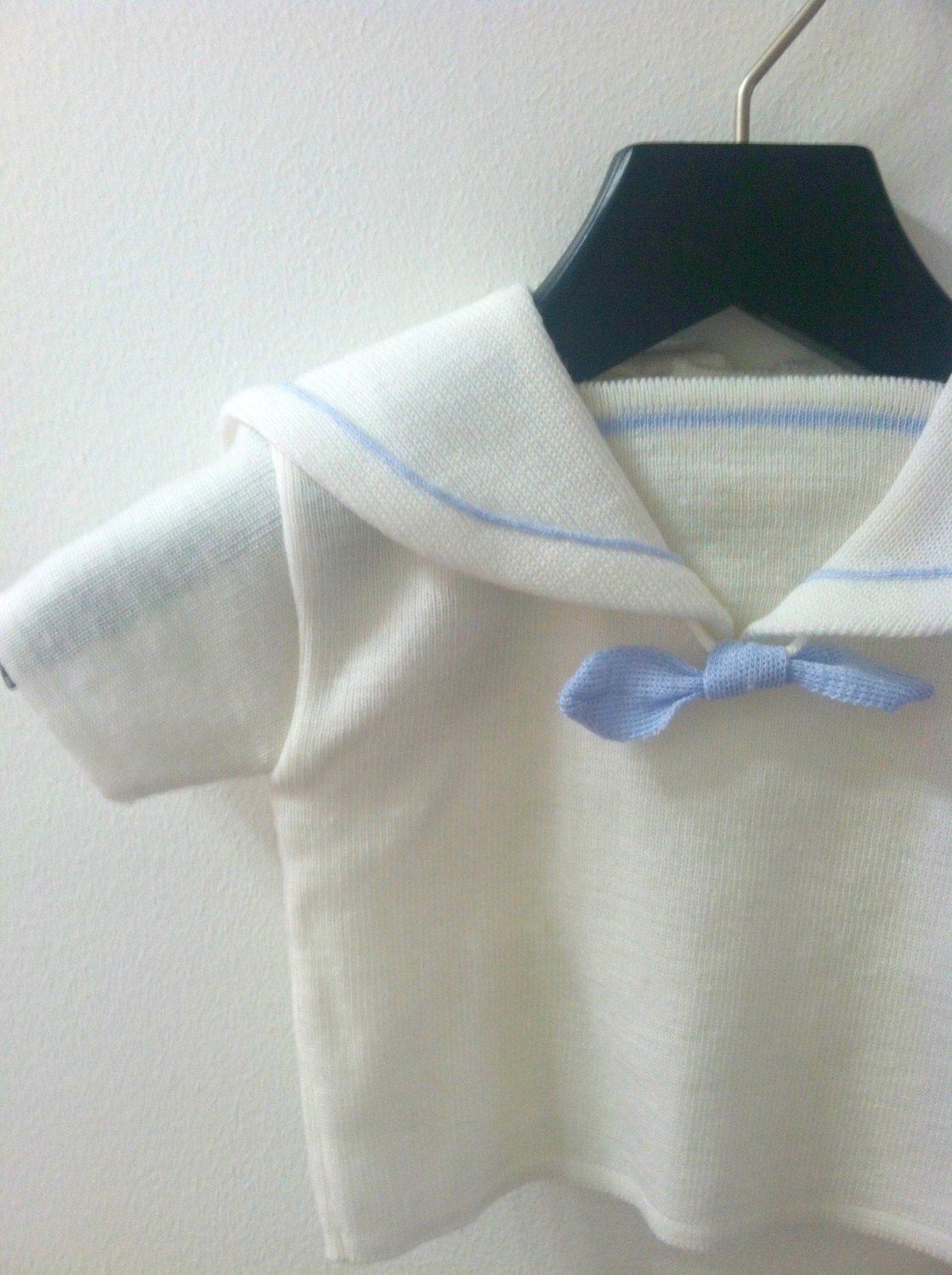 Vintage Baby Boy Sailor Top 1980's