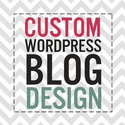 Custom Wordpress Blog Design (Basic)