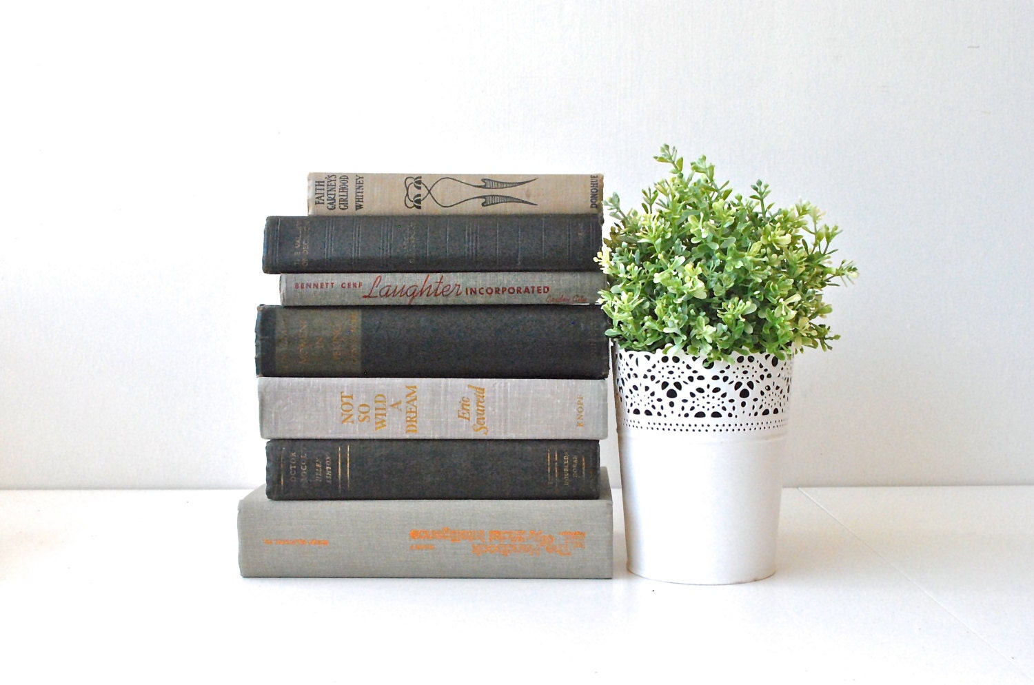 Black and Grey Vintage Book Collection
