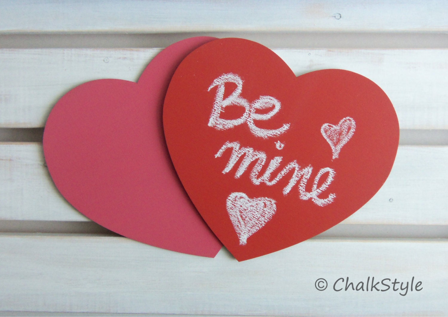 2 Chalkboard Photo Prop Red and Pink Chalk Boards for Wedding Decor or Photo Booth Prop Engagement Pics Photography Props Il_170x135