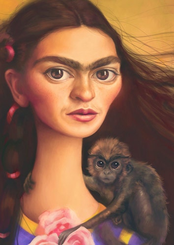 Frida Kahlo 5x7 Art Print
