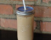 Dark Periwinkle Mason Jar Tumbler