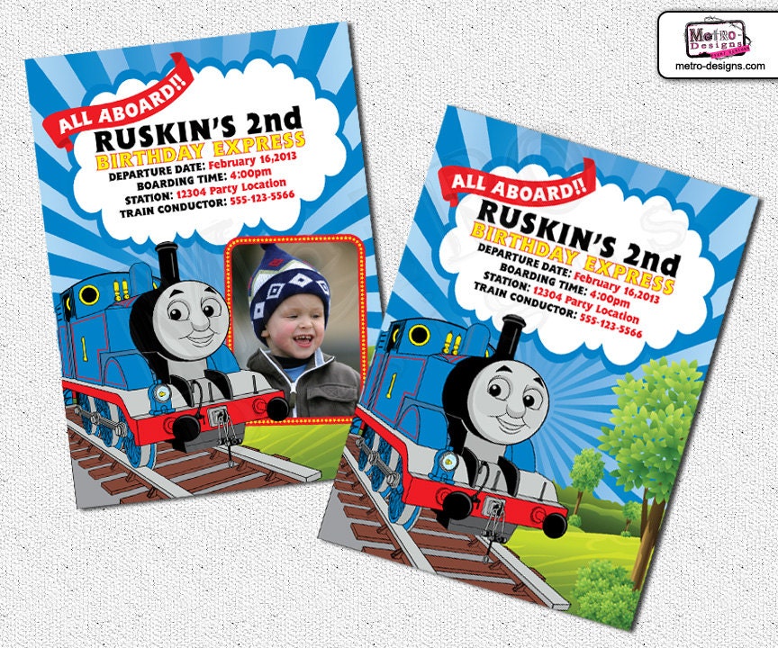 Thomas and Friends - Invitation Il_570xn