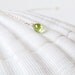 Hope - Peridot  Drop Necklace - tiny, wire wrapped faceted peridot teardrop necklace on a delicate sterling silver chain