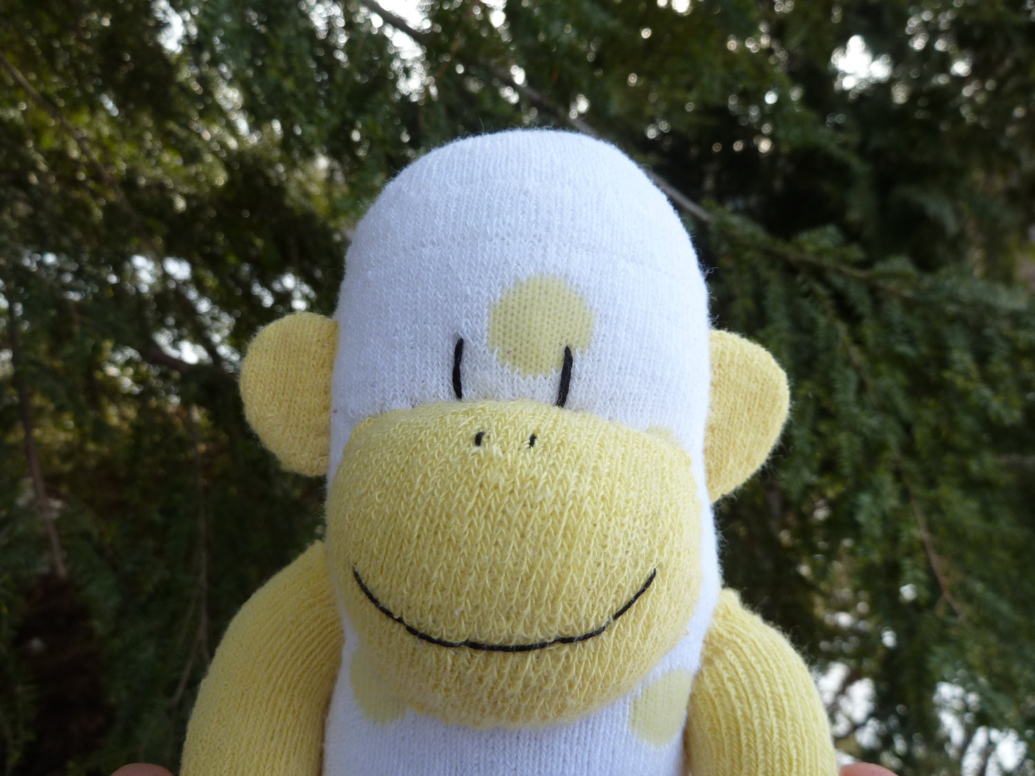 monkey,  FREE HEART or MONOGRAM patch, sock monkey, yellow monkey, baby monkey, plush monkey, sock monkey doll, custom sock monkey