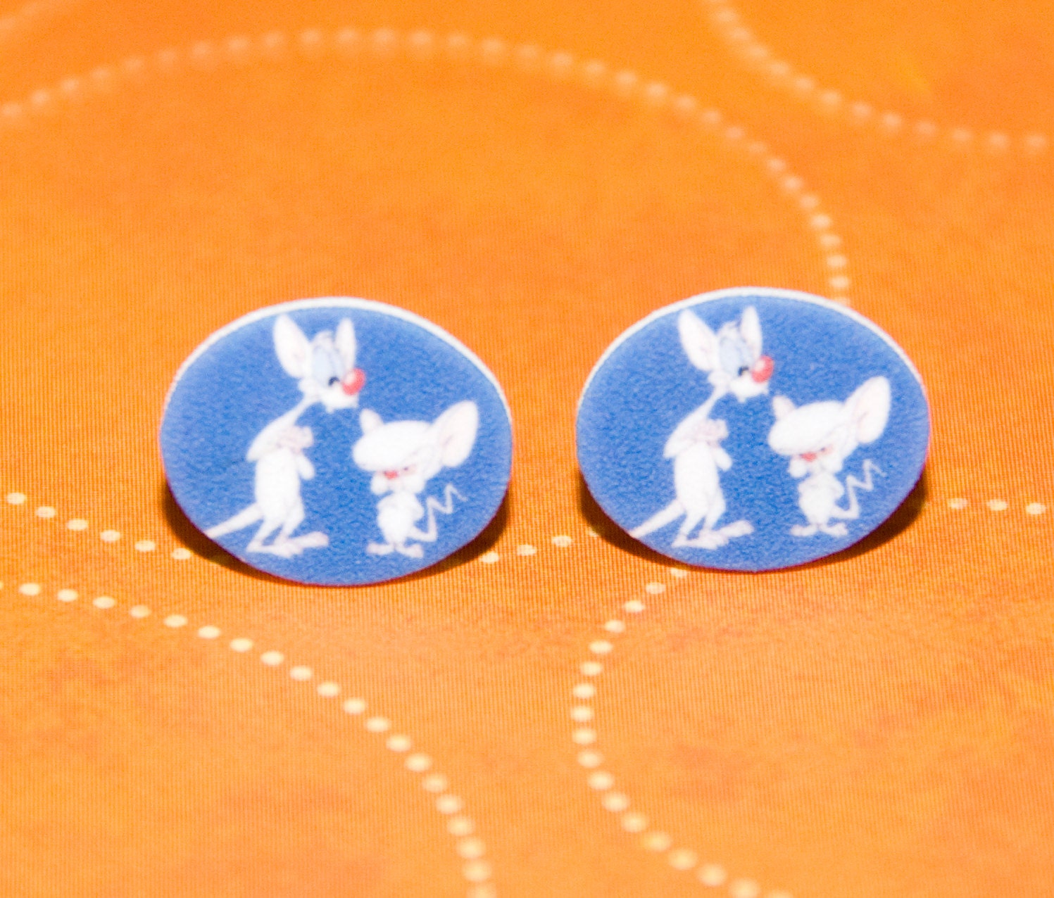 Pinky and The Brain Earrings