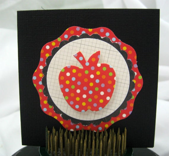 Set of 4 Polka Dot Apply Mini Cards