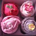 Washcloth Onesie and Socks Baby Shower Gift- Baby Cupcake - Unique Shower Gift - Girly Girl Gift Set