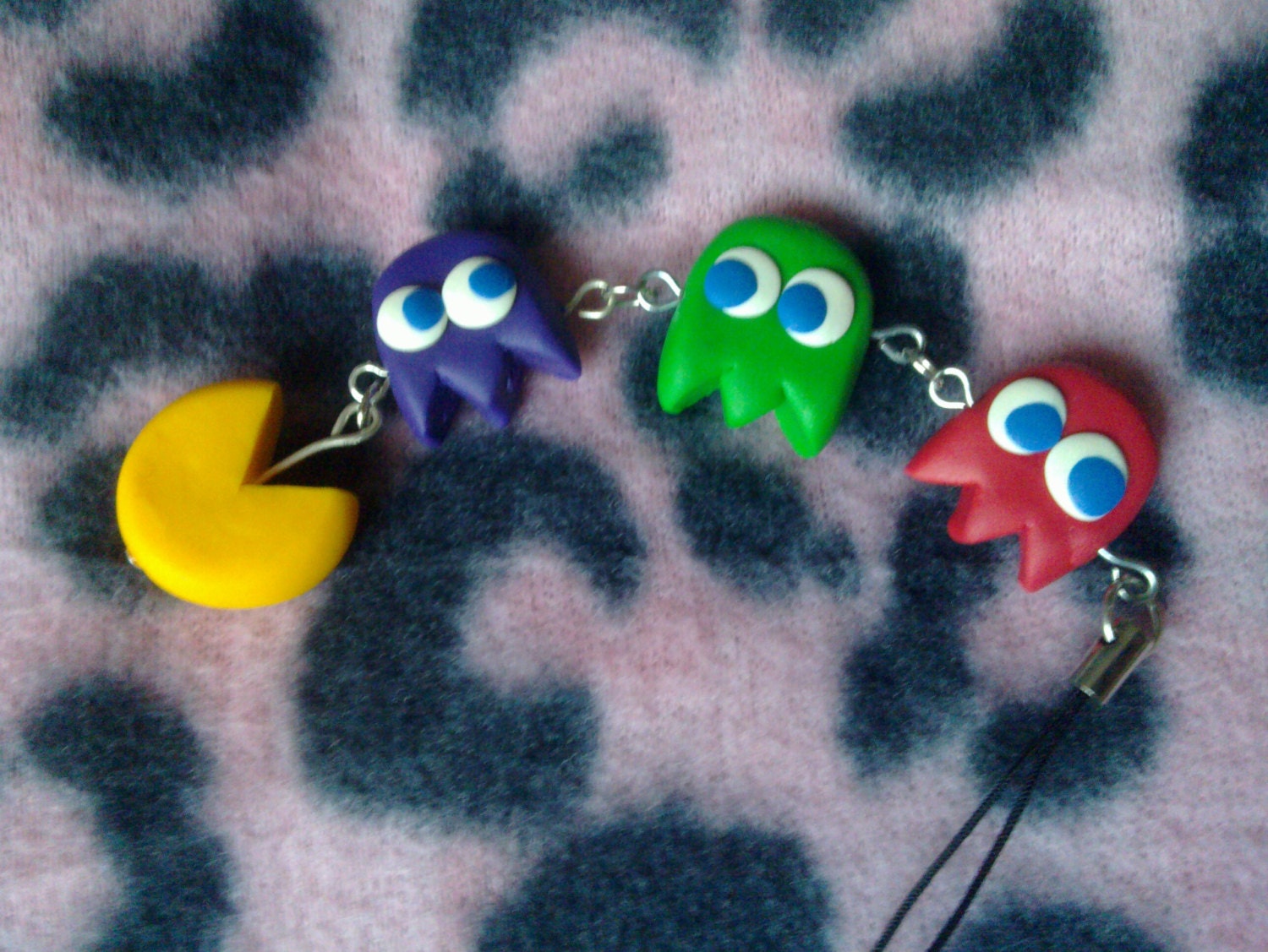 Pacman Phone Charm