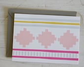 Santa Fe Blanket - in pink