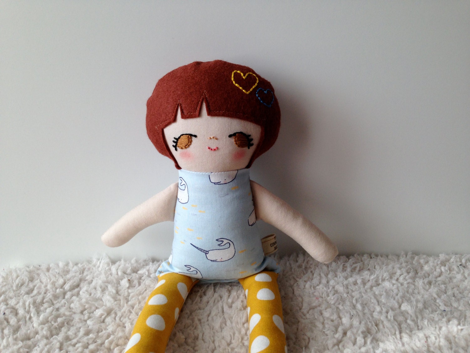 Olivia the soft cloth girl rag doll