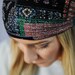 Bohemian Headband Stretchy Patchwork Printed Accordion Wide Headband for Women