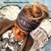 Gray Cable Knitted Headband Ear Warmer Grey Turband Style EXCLUSIVE Cozy Pinterest Favorite Women's Knit Fashion Hair Accessories