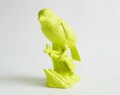 Quirky Citrus Bird Altered Ornament Home Decor Up-Cycled by Trash Things