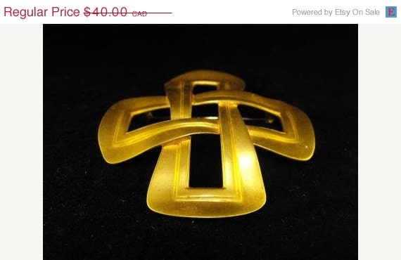 Vintage 80s Glam Brooch Maxine Denker Signed Coat Brooch 40.00 obo