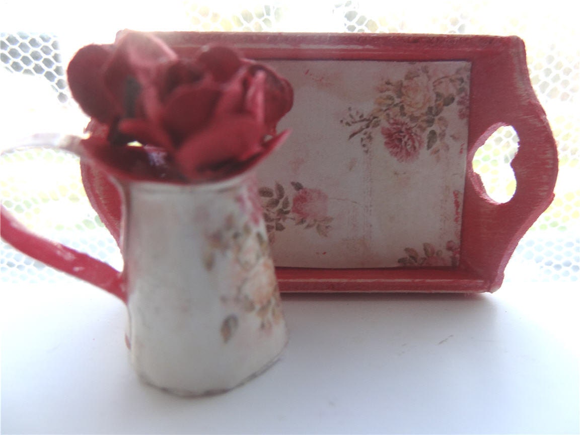 Dollhouse Miniature Mother's Day Gift Set