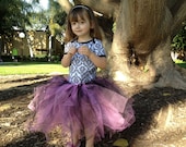 FREE SHIPPING Pink and Black Glitter Tutu Size 2T-4T