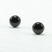 Black Stud Earrings 8mm - Small Stud Earrings - Black Stud - Black Small Post Earring - Small Ear Stud - Hypoallegenic - Jewelry by Biesge