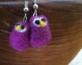 Little owl earrings