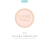 Premade Logo Design  "Luxe Photography" Boutique Graphic Design