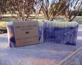 Black Raspberry Vanilla, Natural Handmade Soap, Cold Process, Vegan