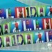3 yards 7/8" Multicolored ONE DIRECTION Printed Grosgrain Ribbon