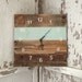 Reclaimed Pallet Wood Wall Clock (10 Color Choices)