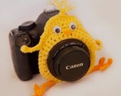 Camera Chick,  Photo Prop Lens Chick, Small Lens Buddy, Lens Birdie,